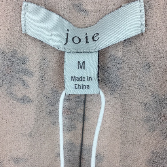 Joie Marelle Pink Silk Floral Tie Waist Dress NWT - Picture 11 of 14